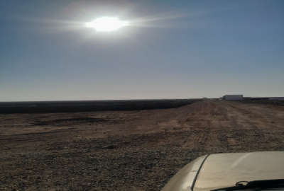 زمین شهرک ابریشم روبروی شهرک صنعتی بعثت ۲۰۰۰ متر