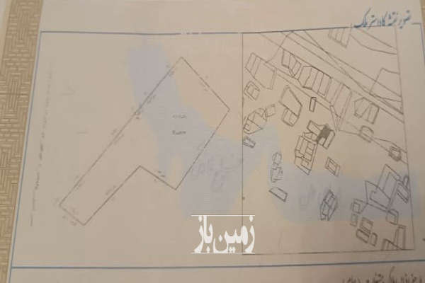 زمین ۶۰۰ متر بالاتر از هتل اراز شهرک پشتوان-1