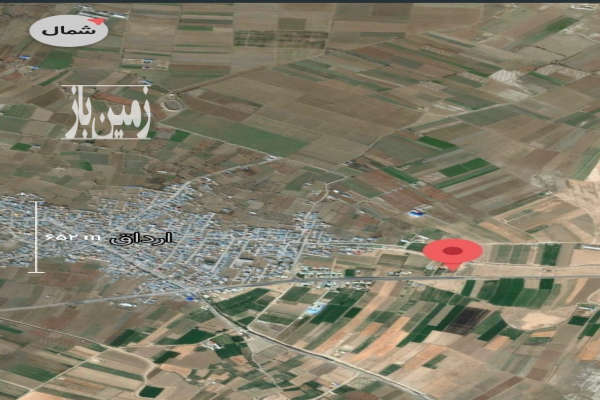 زمین ۱۰۰۰ مترانتهای بلوار خلیج فارس ارداق-1