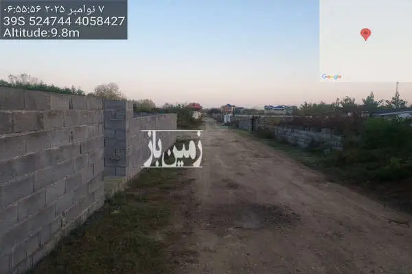 زمین در کلارآباد یالبندان شالیزار ویو عالی ۴۰۵ متر - تصویر 2