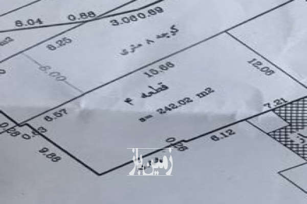 زمین مسکونی ۲۴۲ متر دریاسر کوچه غمگسار-1