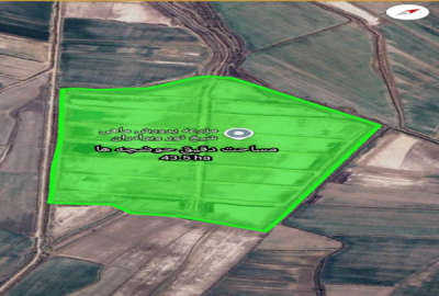 زمین ومزرعه پرورش ماهی ۲۸۰۰۰۰ متر