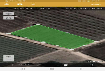 فروش زمین کشاورزی در روستا دولت آباد ۳۳۰۰ متر