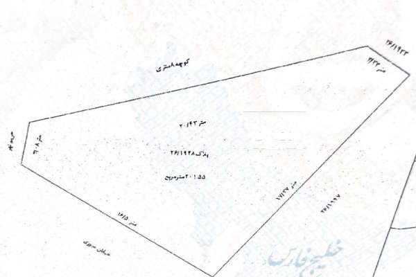 زمین دو بر در مرکز شهر پره سر ۲۰۱ متر-1