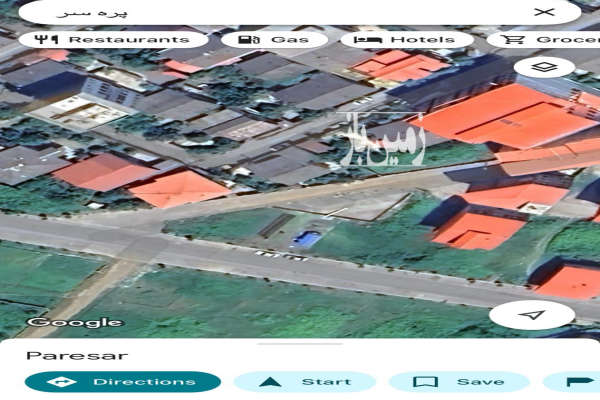 زمین دو بر در مرکز شهر پره سر ۲۰۱ متر-2