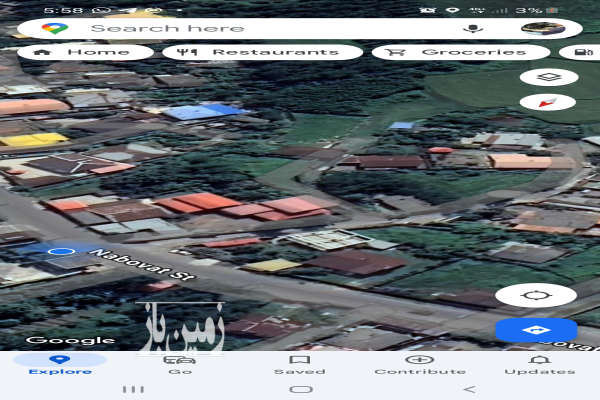 زمین با خونه ۱۰ سال ساخت فروشی-1