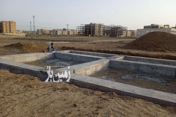 زمین طرح جوانی جمعیت گلبهار دارای فنداسیون وام ۱۸۳ متر-1