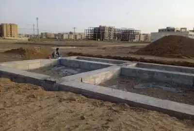 زمین طرح جوانی جمعیت گلبهار دارای فنداسیون وام ۱۸۳ متر