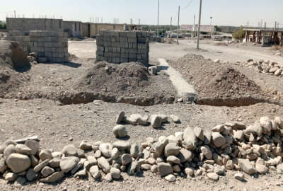 میناب روستای پشته گوربند ۱۵۰متر زمین