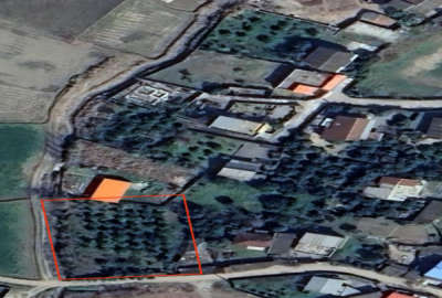 باغ مرکبات و زمین مسکونی دو بر داخل بافت ۱۳۰۰ متر