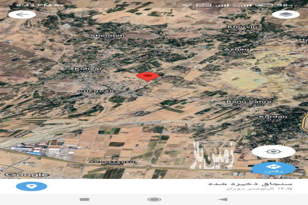 فروش زمین چهار دیواری بهمراه درخت ۲۵۰ متر-4