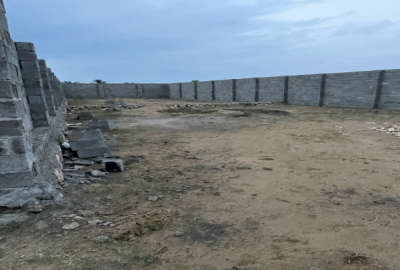 زمین دیوارکشی شده در گورک سرتل ۴۱۱ متر