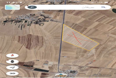 زمین ۲۰ هکتار کشاورزی جاده اراک فرمهین