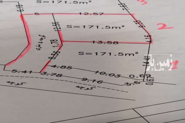 فروش زمین منطقه بابلکنار شهر مرزیکلا ۱۷۱ متر-3