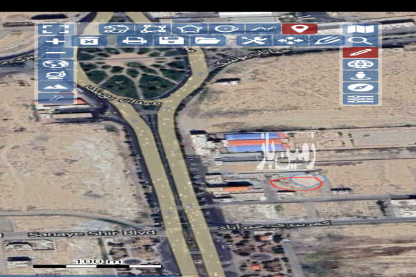 زمین ۱۹۰ متر جنوبی با دستور نقشه شهرداری-1