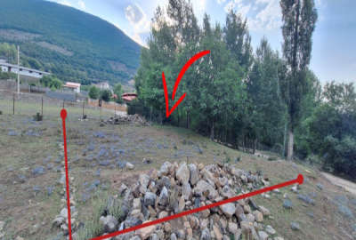 فروش ۴۰۸ متر زمین در جاده موزه کندلوس