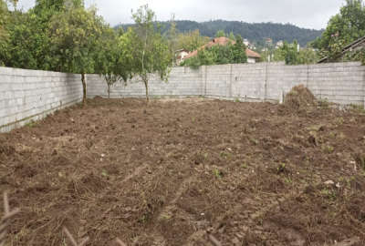 زمین ۵۸۷ متر سند دار شهرک زعفرانیه ولیکستان عباس آباد