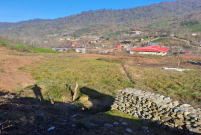 زمین ۳۴۳مترمسکونی درقلعه رودخان بغل عوارضی