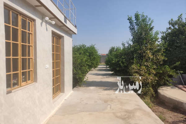 باغ و زمین ۶۵۰ متری با ساختمون نقلی بنوارشامی-1