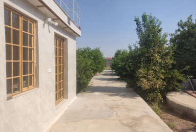 باغ و زمین ۶۵۰ متری با ساختمون نقلی بنوارشامی