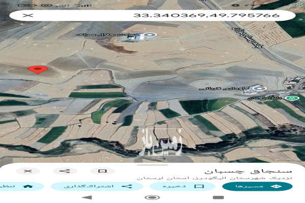 زمین مناسب تاسیس گلخانه و دامپروری ۸۰۰۰ متر دوزان-2