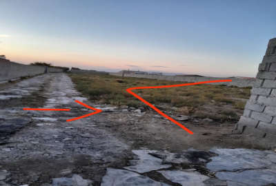 زمین برای خانه باغ وباغ پی ریزی شده باغمعروف ۱۴۴ متر