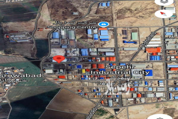 زمین صنعتی ۱هکتاری در شهرک صنعتی سپهر نظر اباد-4