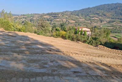 زمین ۳۰۰ متر بعداز ورودی اقمشهد واستون