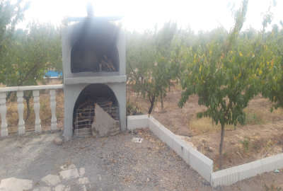 باغ ۷۵۰ متری جاده الموت کورانه منطقه بهاران