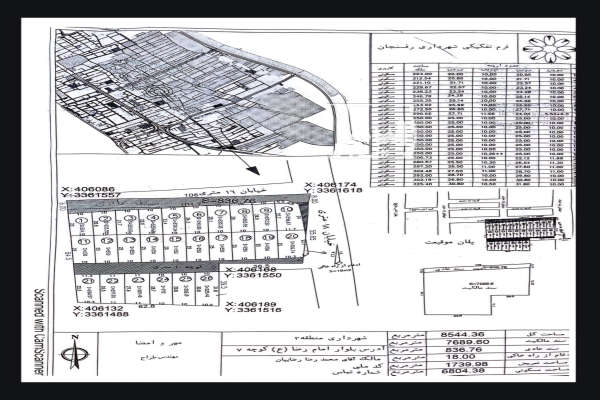 زمین مسکونی دو نبش شمالی ۲۹۷ متر-1