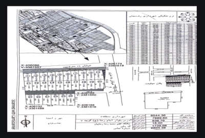 زمین مسکونی دو نبش شمالی ۲۹۷ متر