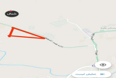 فروش زمین اول جاده اشنویه ۳۰۰۰ متر