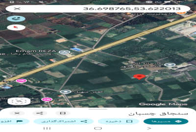 فروش زمین بین بهشهر و خلیلشهر ۸۳۰۰ متر
