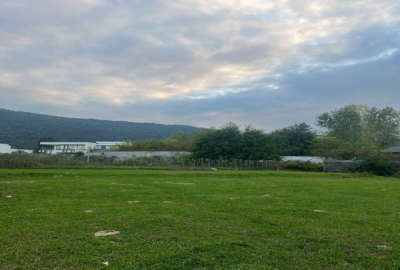 زمین عباس آباد جاده کلاردشت روستای علی آباد ۴۰۵ متر