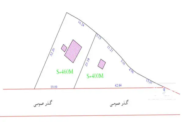 فروش زمین تهراندشت رضاآباد ۸۶۰ متر - تصویر 2