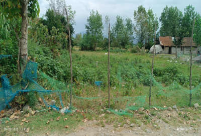 زمین مسکونی با ویو عالی سنگر روستای بازقلعه دژ ۱۶۰۰ متر
