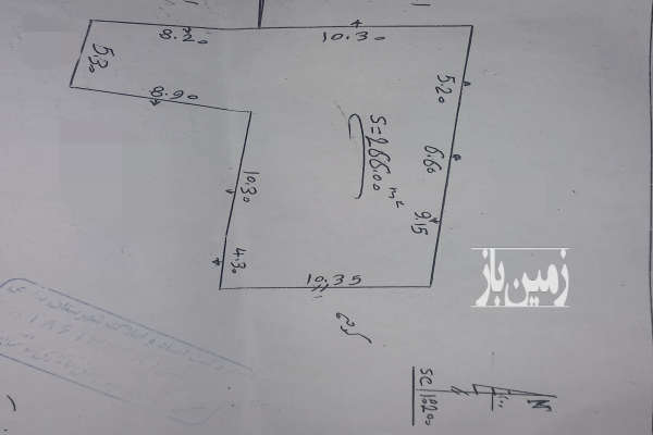 فروش زمین مسکونی بلوار پاسداران ۲۳۰ متر-1