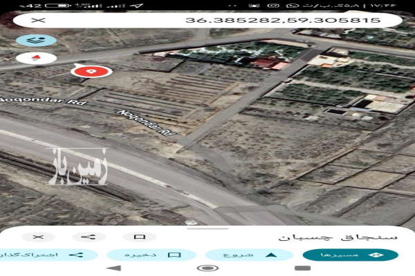 فروش زمین درخادر شاندیز ۱۰۰۰ متر-2