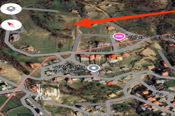 زمین به متراژ ۱۲۴ متر روستای رضی-1