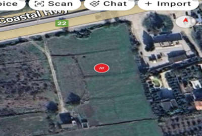 فروش زمین صنعتی تجاری بر اصلی اتوبان ۱۲۳۰۰ متر