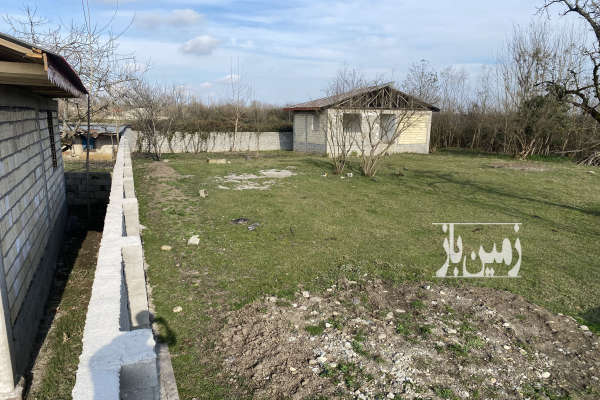 زمین مسکونی با ویلای نیمه کاره ۱۲۵۰ متر-1