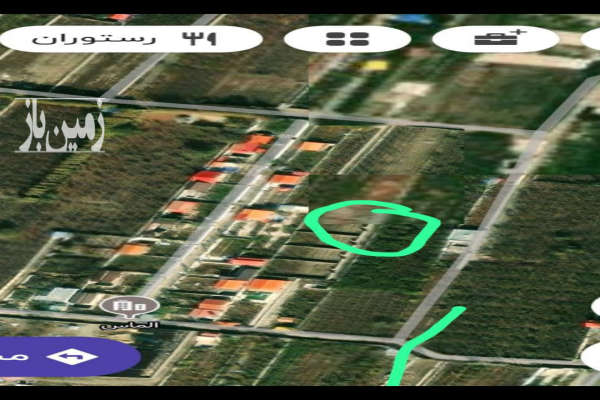 زمین شهرکی کردان جنوبی بعد عباس اباد ۵۰۰ متر-1