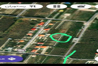 زمین شهرکی کردان جنوبی بعد عباس اباد ۵۰۰ متر