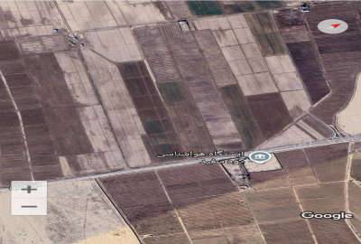 زمین کشاورزی روستای قمرود جاده کوه ۱۶ هکتار