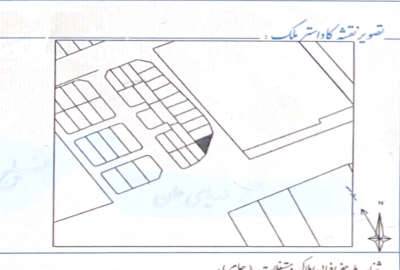 زمین تجاری دو نبش بر جاده تهران و هدایت ۱۵۷ متر