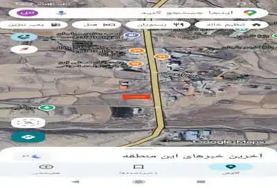 زمین بر جاده اصلی سمنان کیاسر منطقه تلماندره ۲۵۰ متر