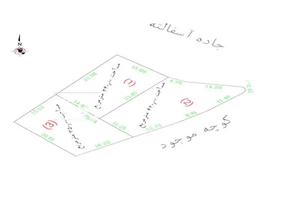 زمین۲ نبش ویو ابدی در منطقه ساحلی نبی دهگا ۱۱۰۰ متر - تصویر 3