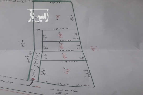 زمین ۱۸۶ متر خیابان هراز افتاب-2