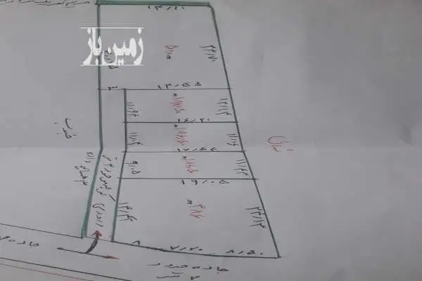 زمین ۱۸۶ متر خیابان هراز افتاب - تصویر 2