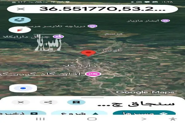 فروش زمین باغی داخل بافت ۶۵۰ متر روستای دارابکلا - تصویر 2